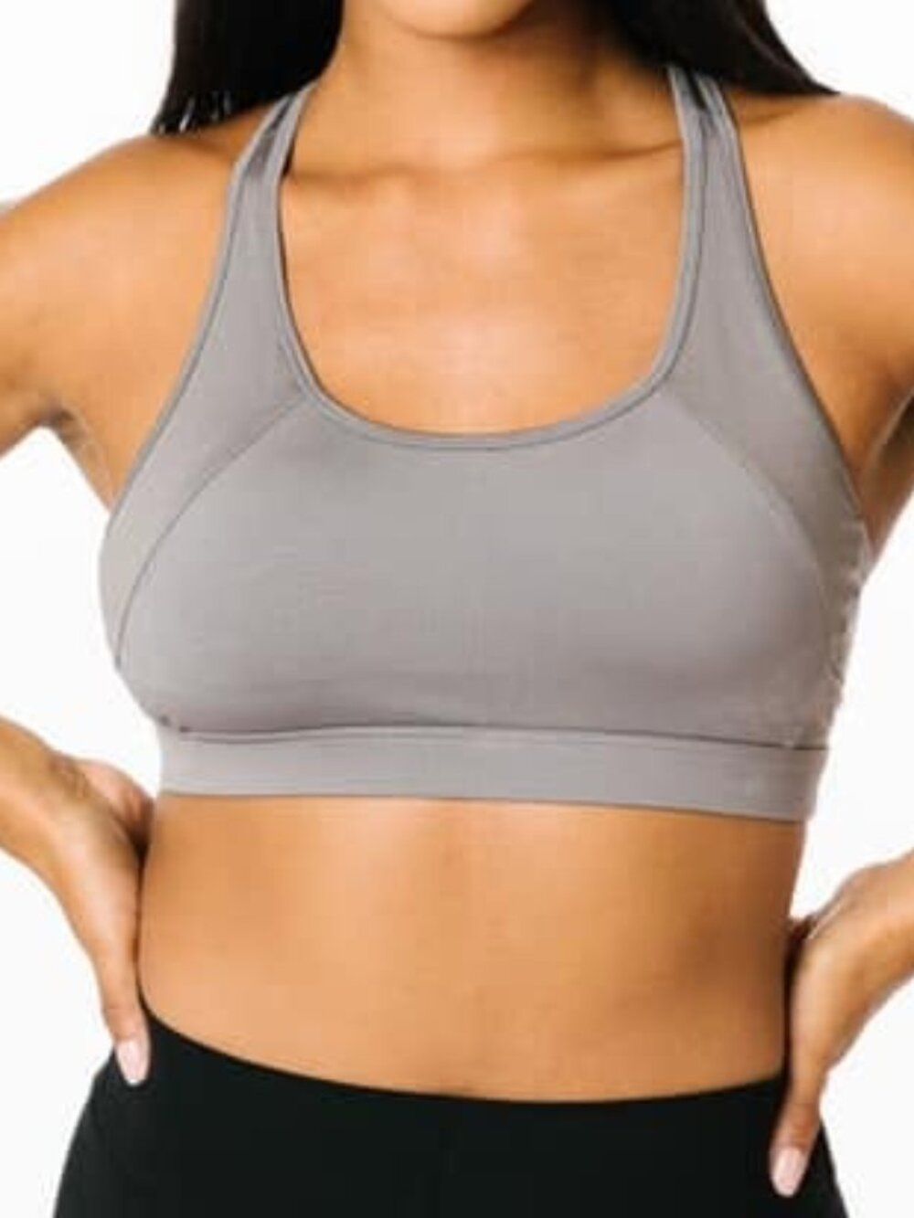 ZYIA Gray Classic Mesh Bra RC, NWT